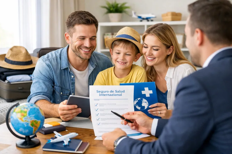 Imagen principal del artículo: Seguro de salud para expatriados: lo que de verdad importa antes de hacer la maleta | JLA Asociados Seguros